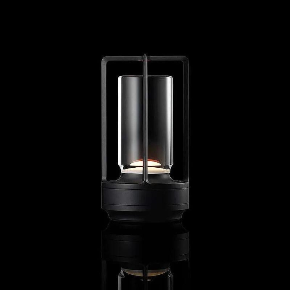 Lampada da tavolo wireless in cristallo con controllo touch