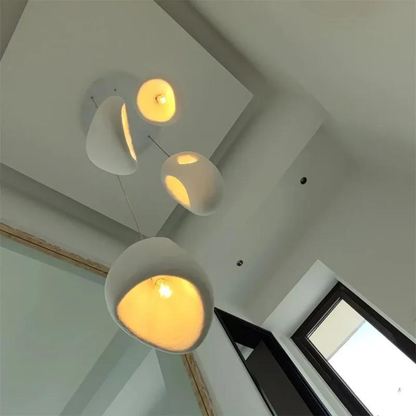 Pendant Light with Organic Style and Warm Light