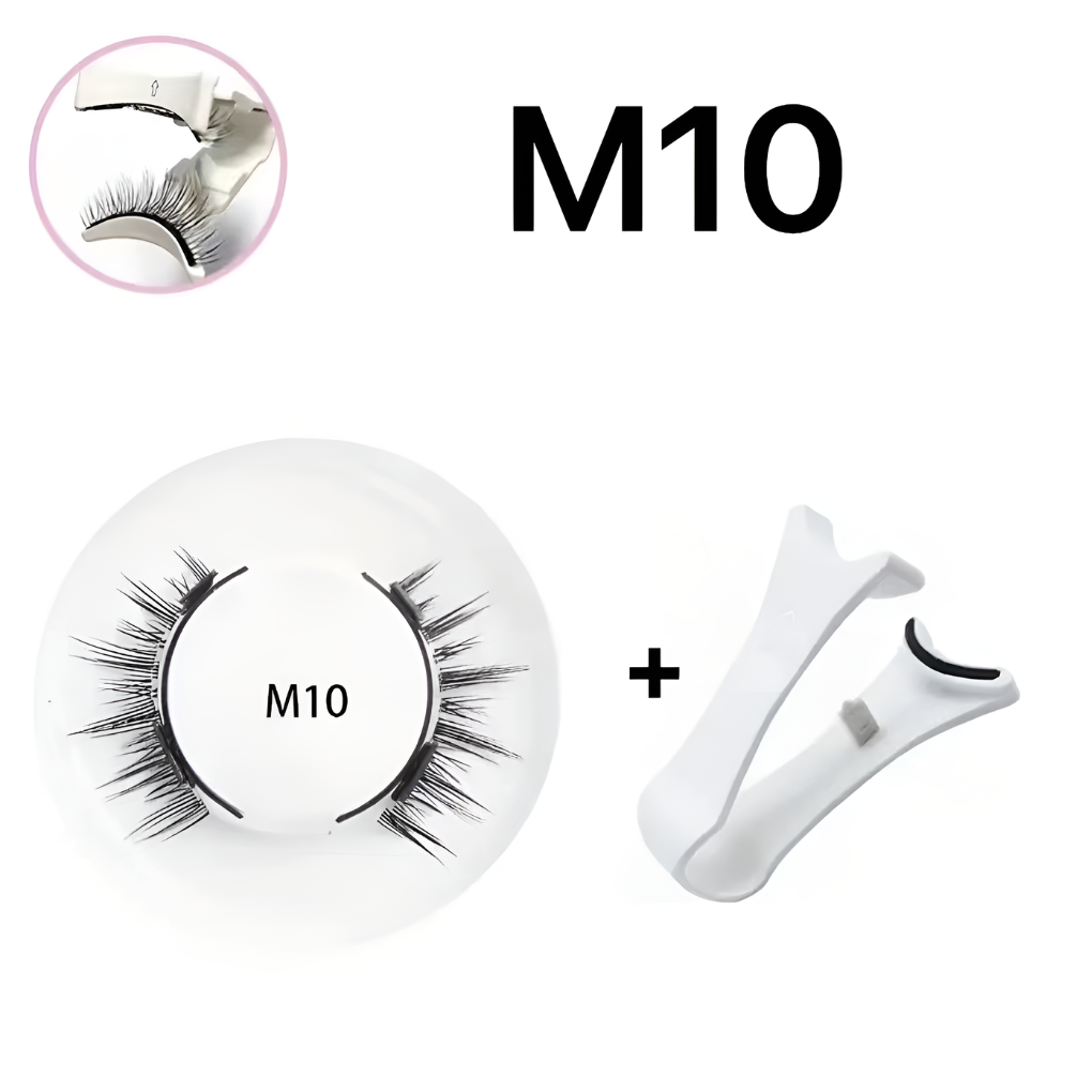 Reusable Magnetic Eyelash and Tweezers Set