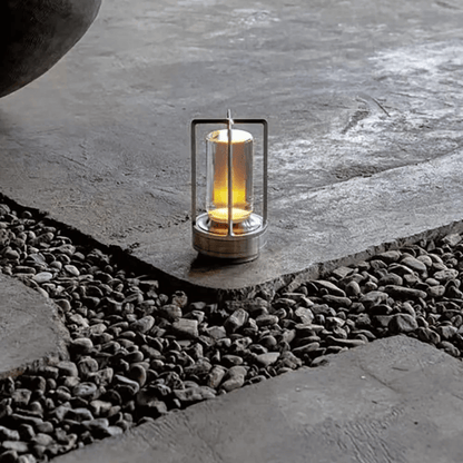 Crystal Lantern Table Lamp