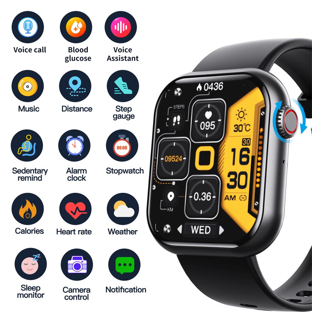 Ceas inteligent Smart Health Pro – Monitor complet pentru sănătate și fitness