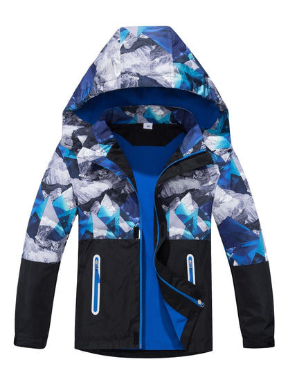 Waterproof Children's Jacket with Detachable Hood - Sammy