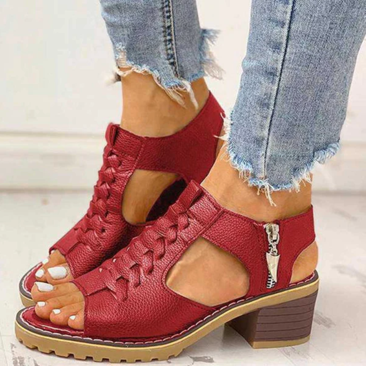 Effortless Elegance - High Heel Sandals - Evalina