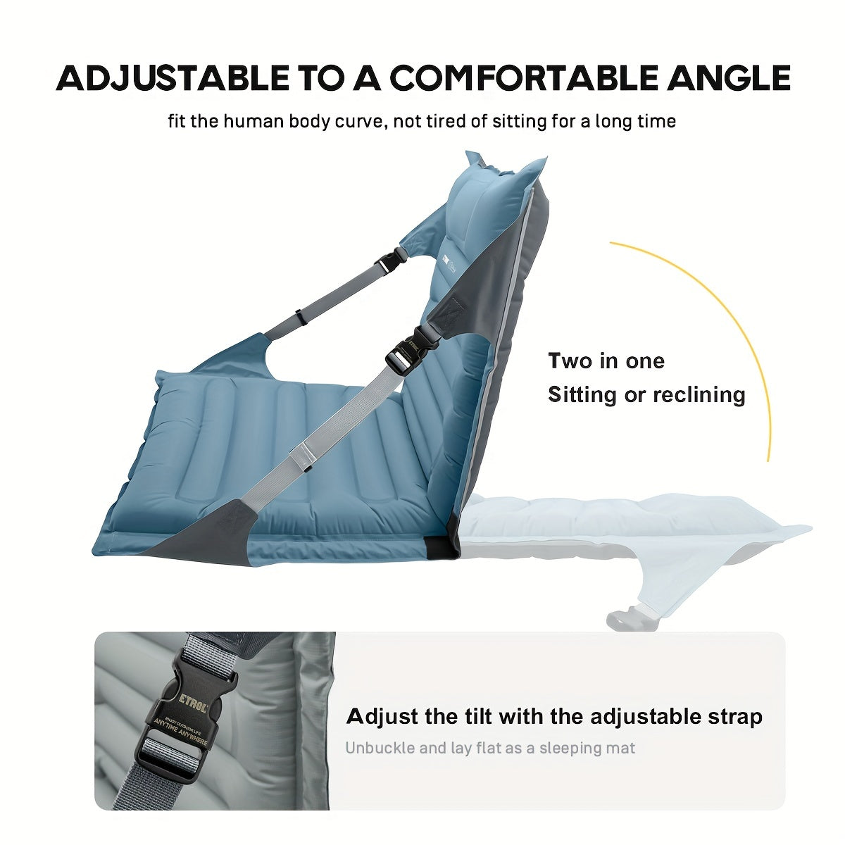 Sillón inflable AirComfort – Ajustable y compacto