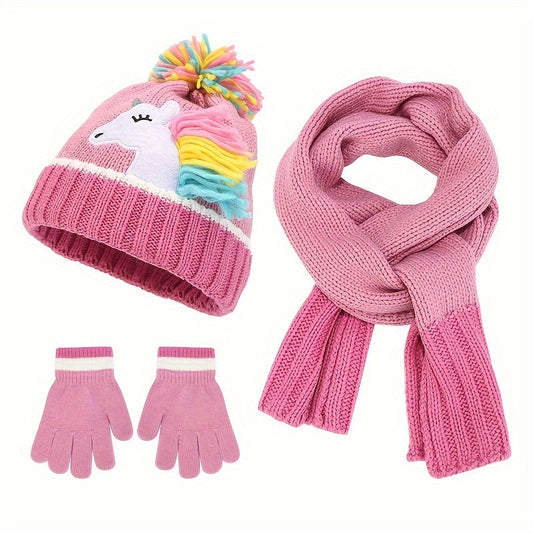 Einhorn-Winterset für kleine Kinder - Für warme und verspielte Wintertage