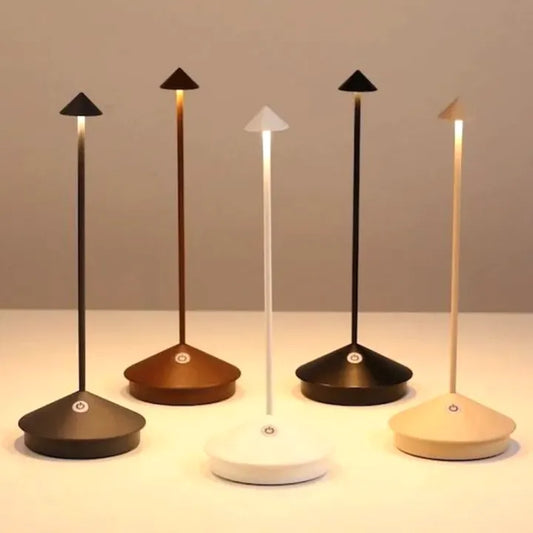 Lampe de table LED moderne, fine et sans fil