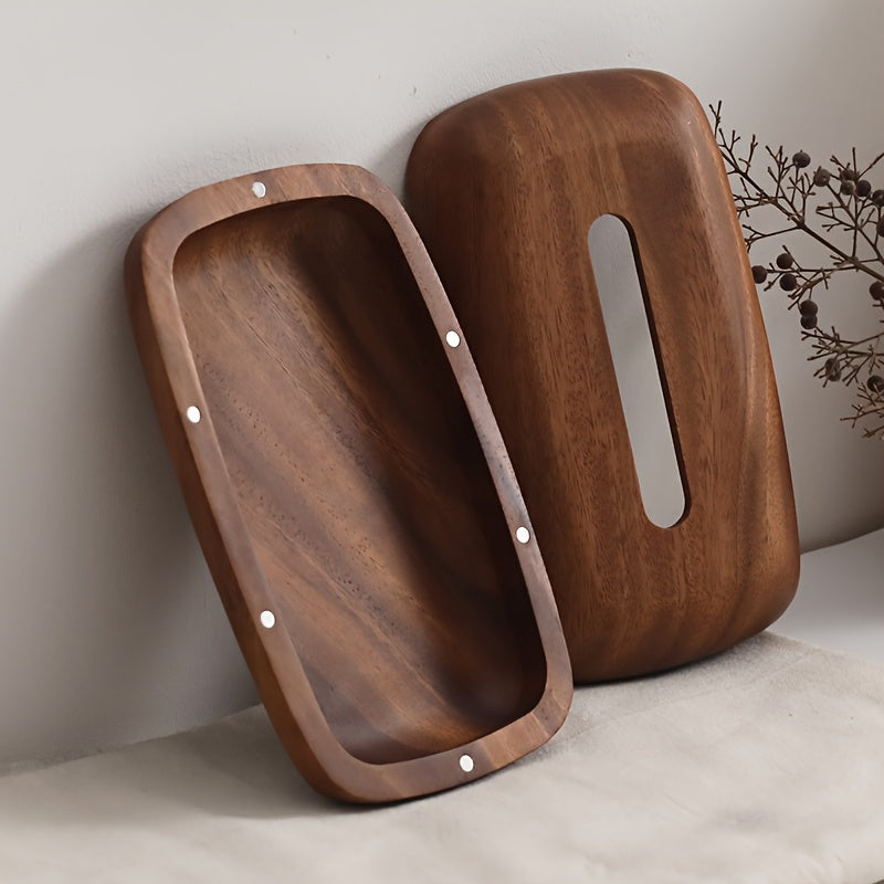 Portapañuelos de nogal – diseño elegante y funcional