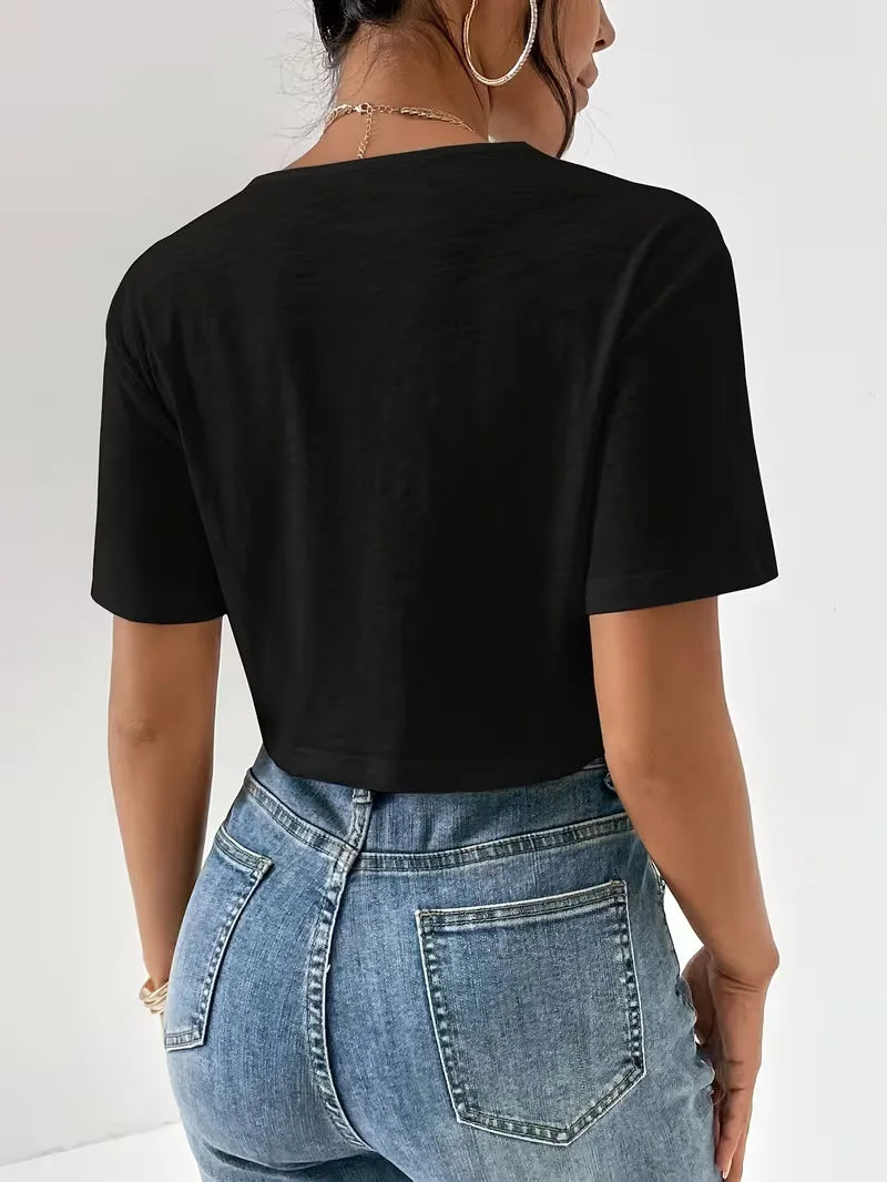 T-shirt avec détail torsadé