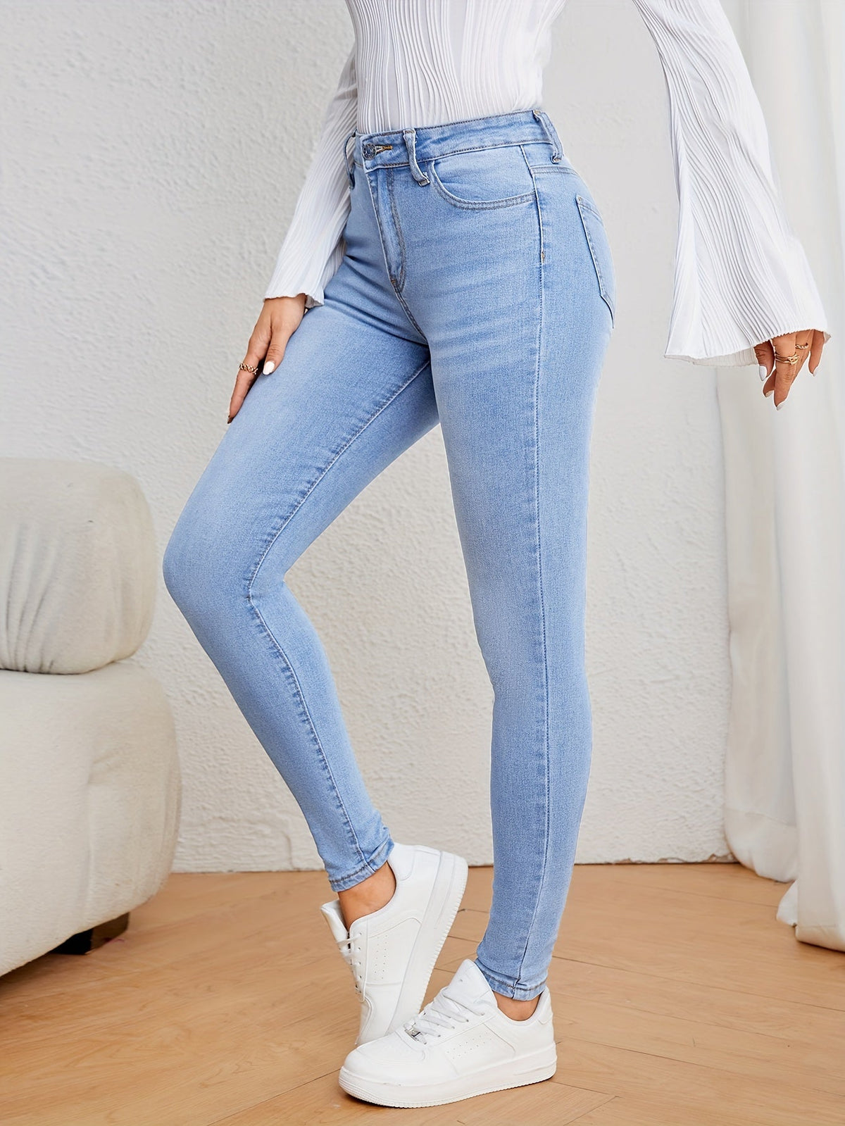 Emma lässige Skinny-Jeans - Stilvoll, bequem und perfekt für Herbst und Winter
