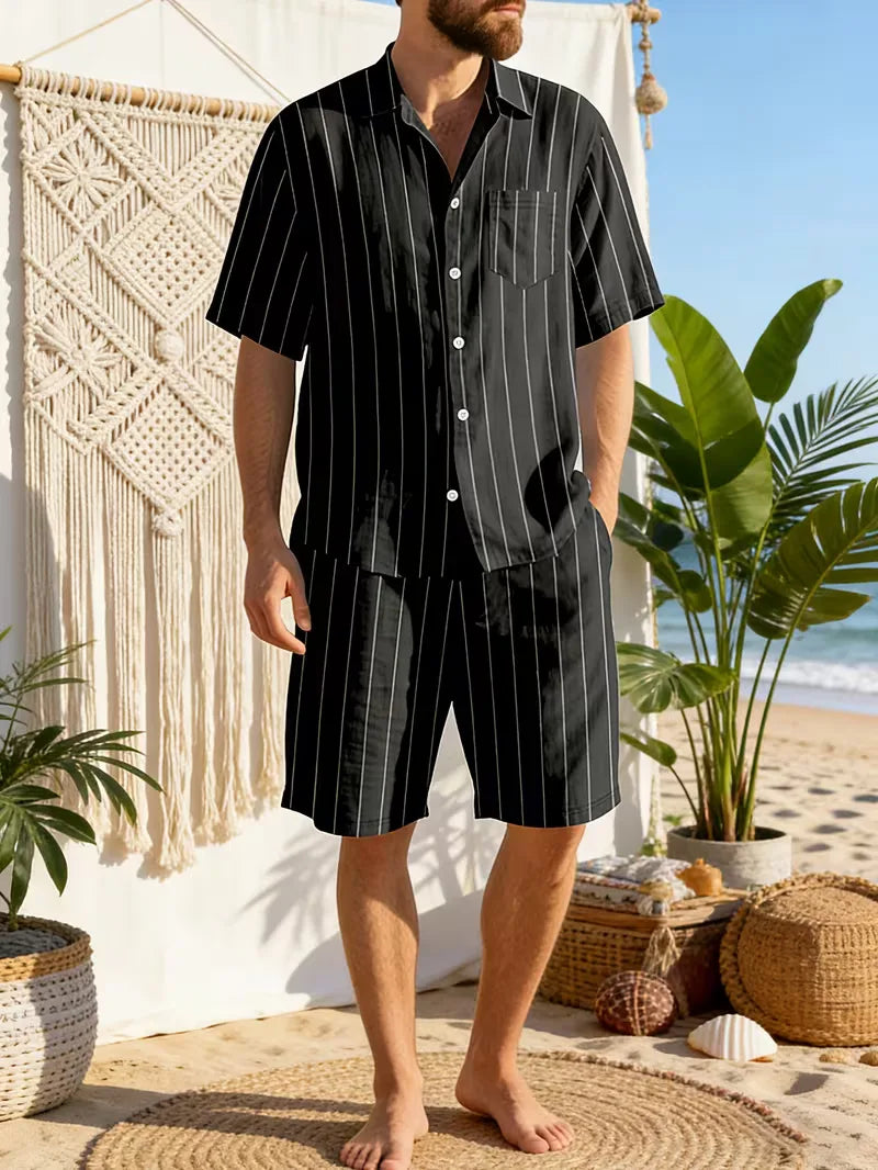 Men's Summer Outfit with Short Sleeves
