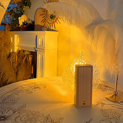 Lamp with Colourful Ocean Waves for Relaxation and Atmosphere