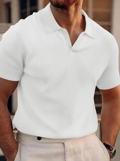 Men's Casual Short Sleeve Polo Shirt