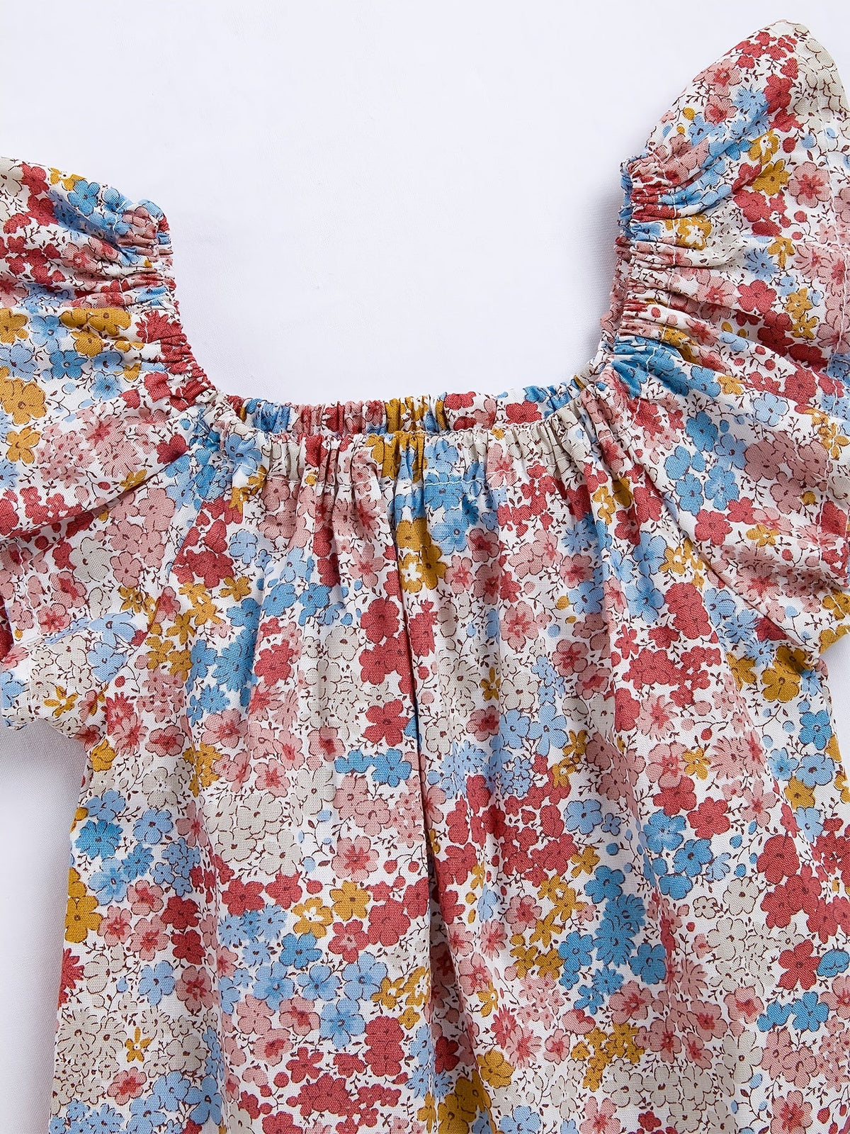 Baby romper with floral pattern – Soft cotton and comfortable