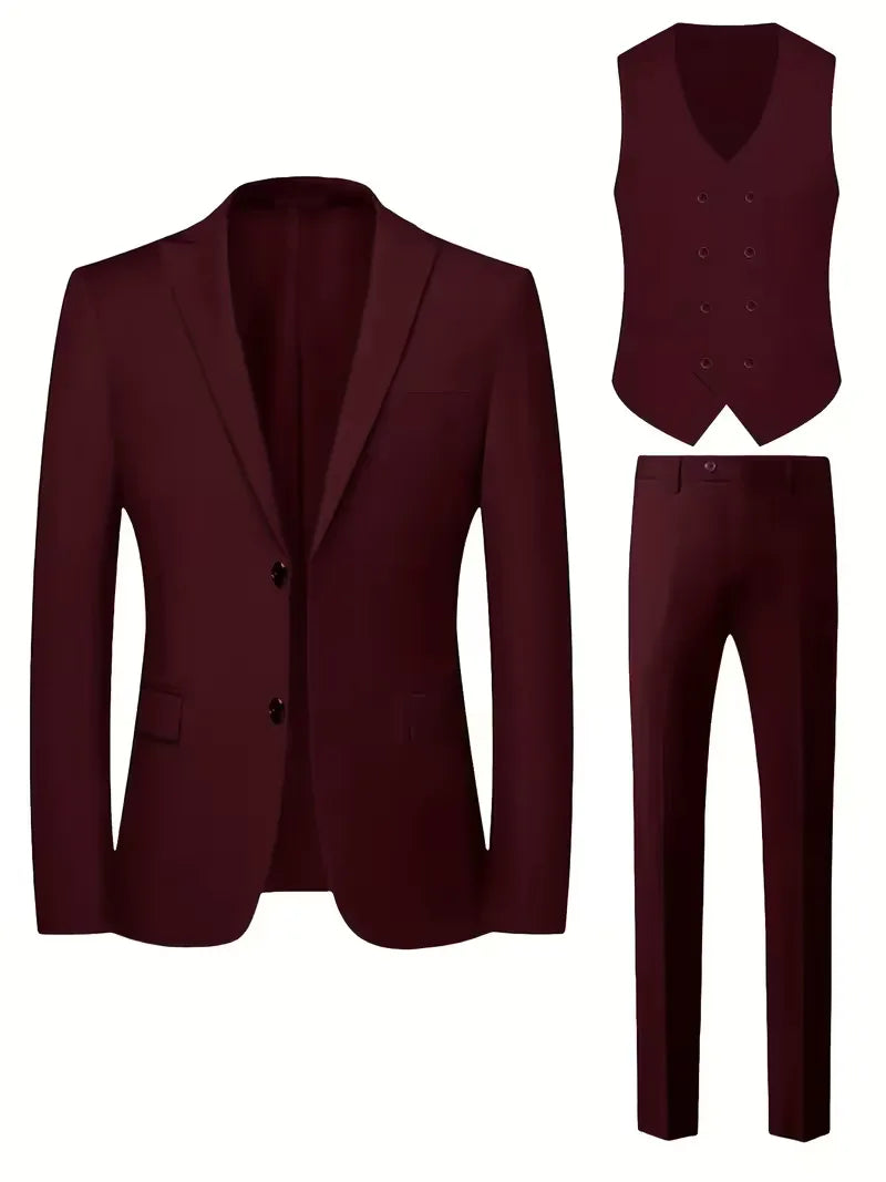 Costume trois pièces coupe slim