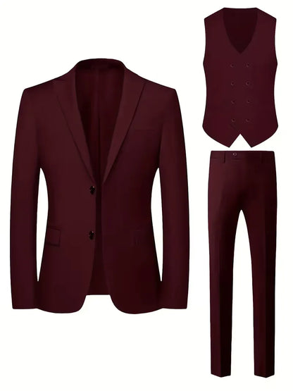 Costume trois pièces coupe slim