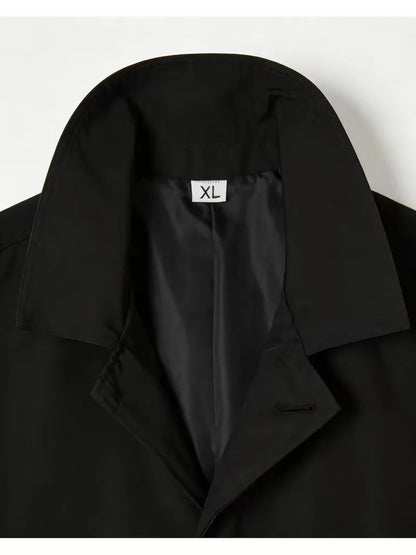 Trench-coat slim avec détail de poche