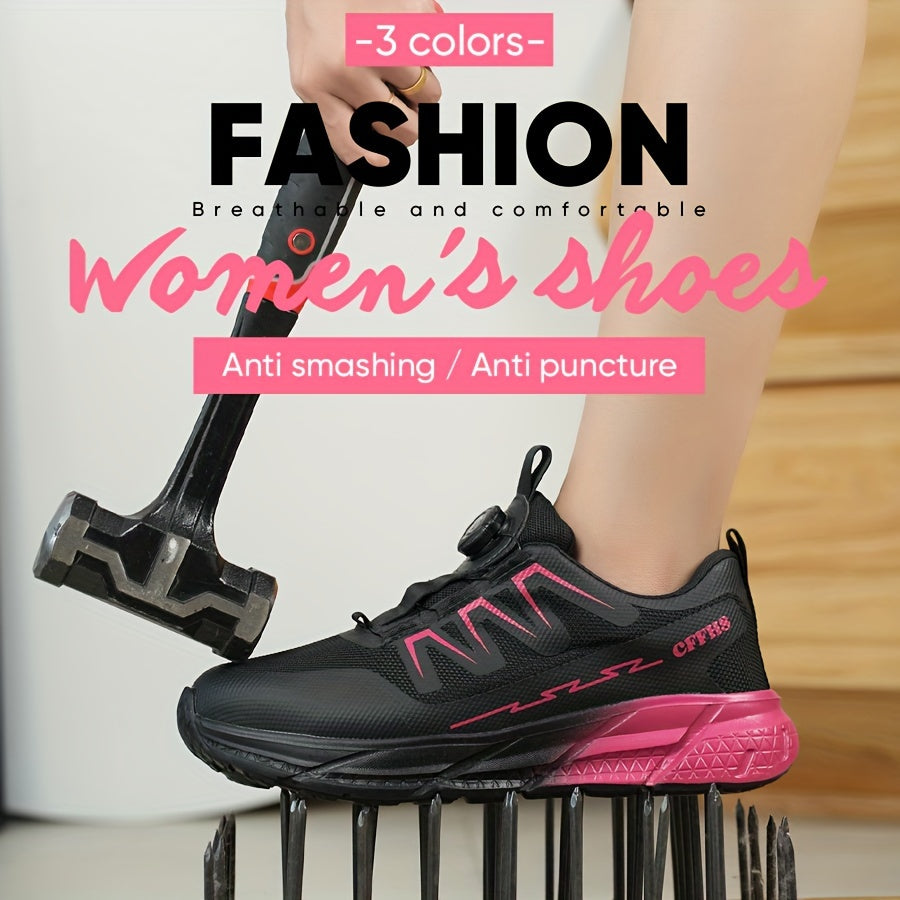 Zapatos de trabajo seguros para mujer - Ligeros y protectores
