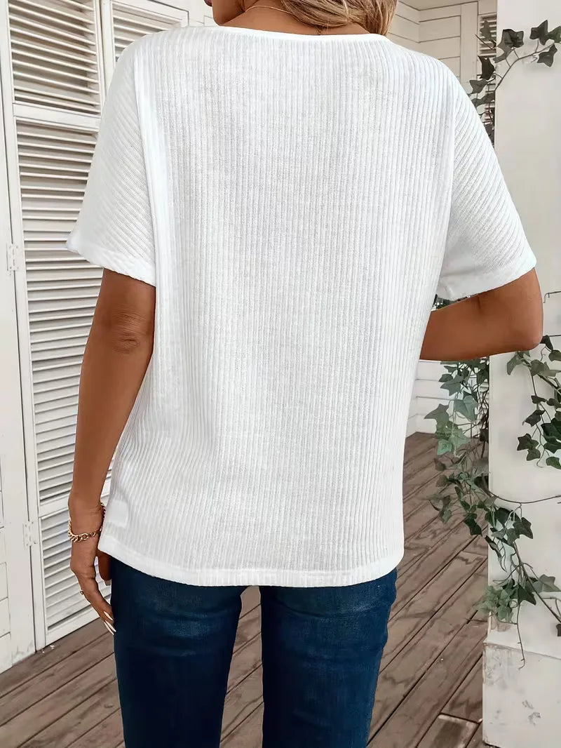 T-shirt col en V