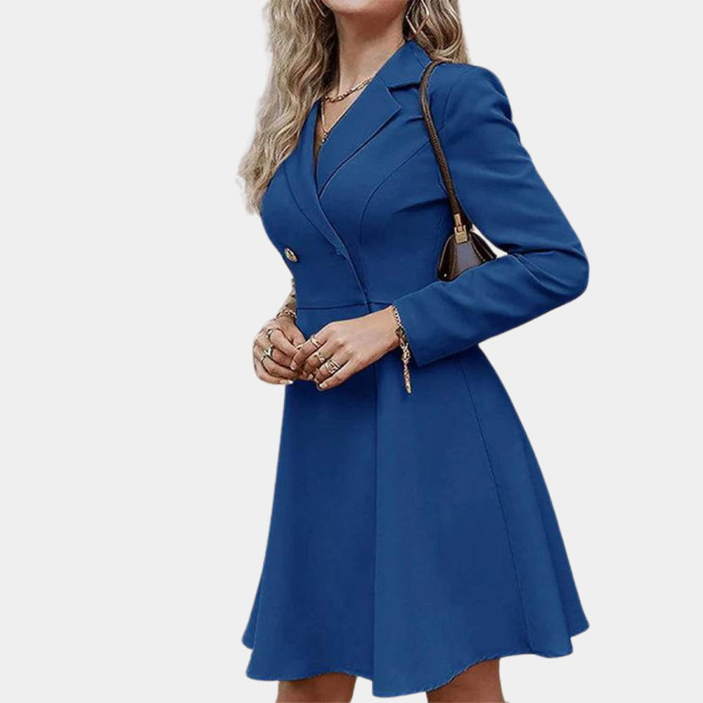 A-Line Winter Coat with Elegant Cut and Warm Style