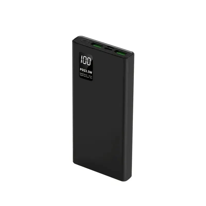 急速充電とデジタルバッテリー残量表示に対応した、大容量モバイルバッテリー