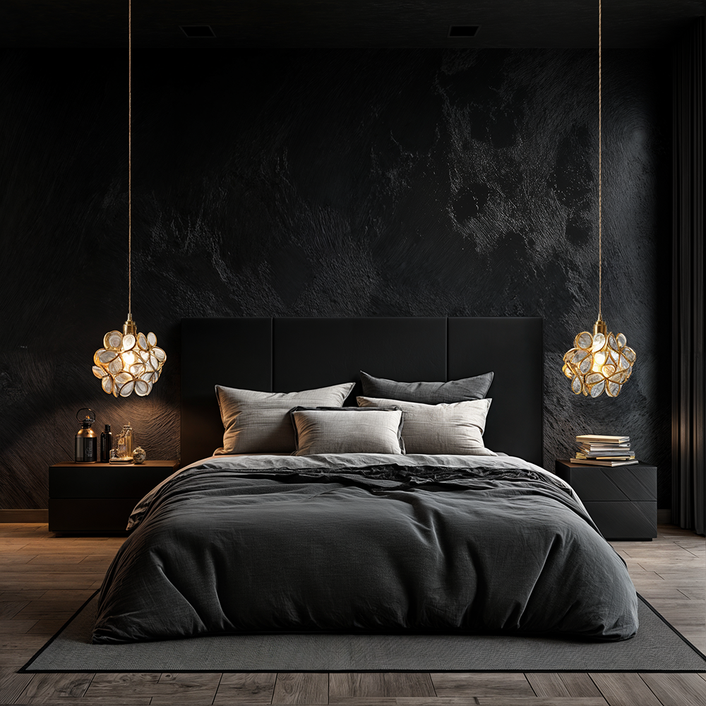 Glass Flower Pendant Light Nordic Design