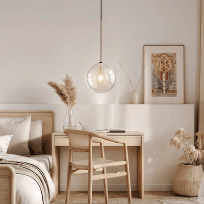 Scandinavian Glass Pendant Lamp - Minimalistic and Modern