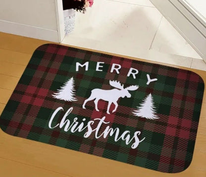 Festlig dørmatte - trå rett inn i julestemningen!
