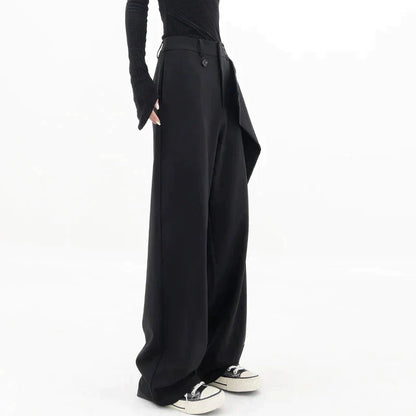 Lorry - Asymmetrical Baggy Women's Trousers