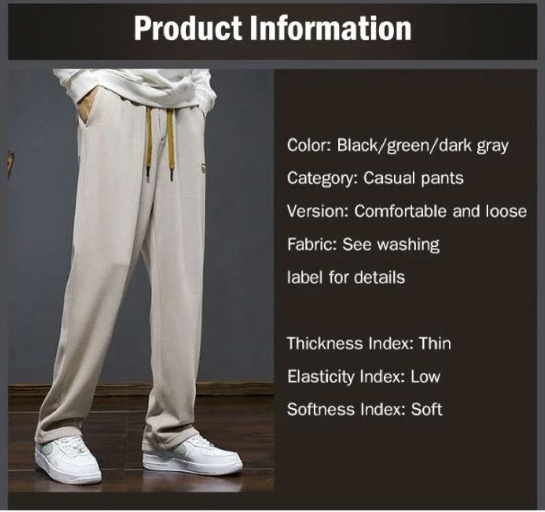 Lässige Hose mit geradem Bein