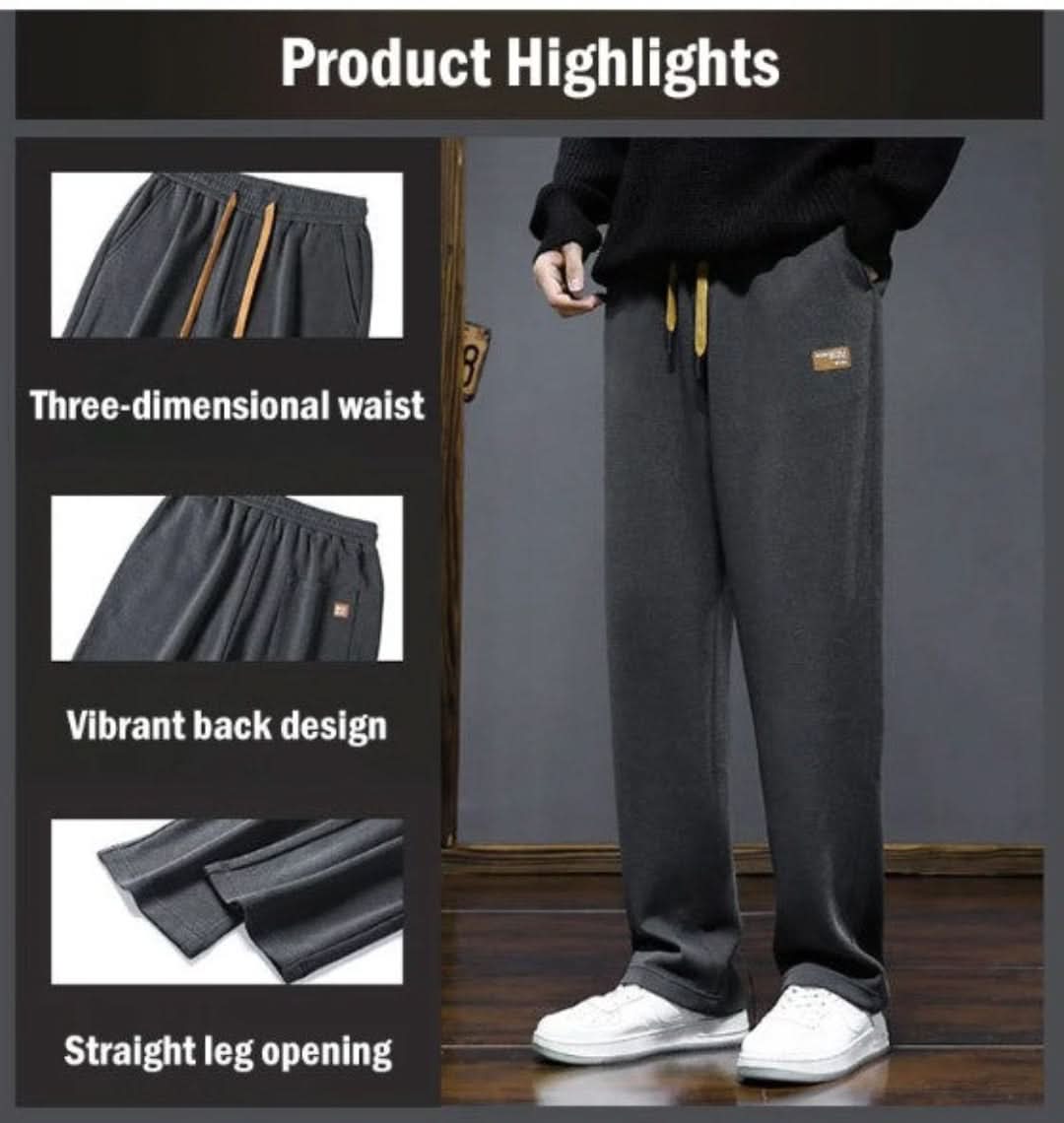 Lässige Hose mit geradem Bein