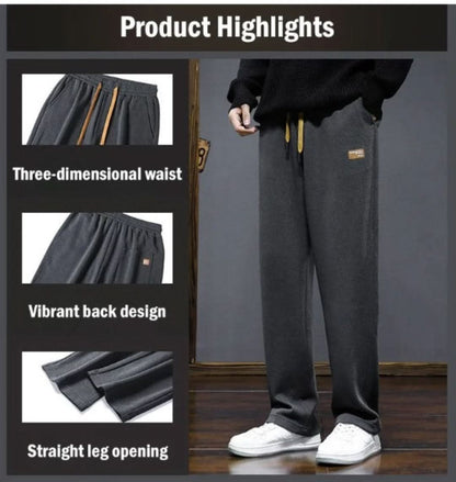 Lässige Hose mit geradem Bein