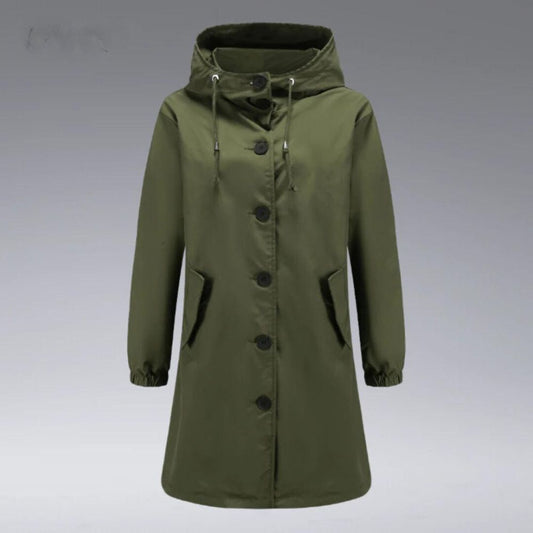 Koami – Wasserdichte Damen-Regenjacke mit Kapuze