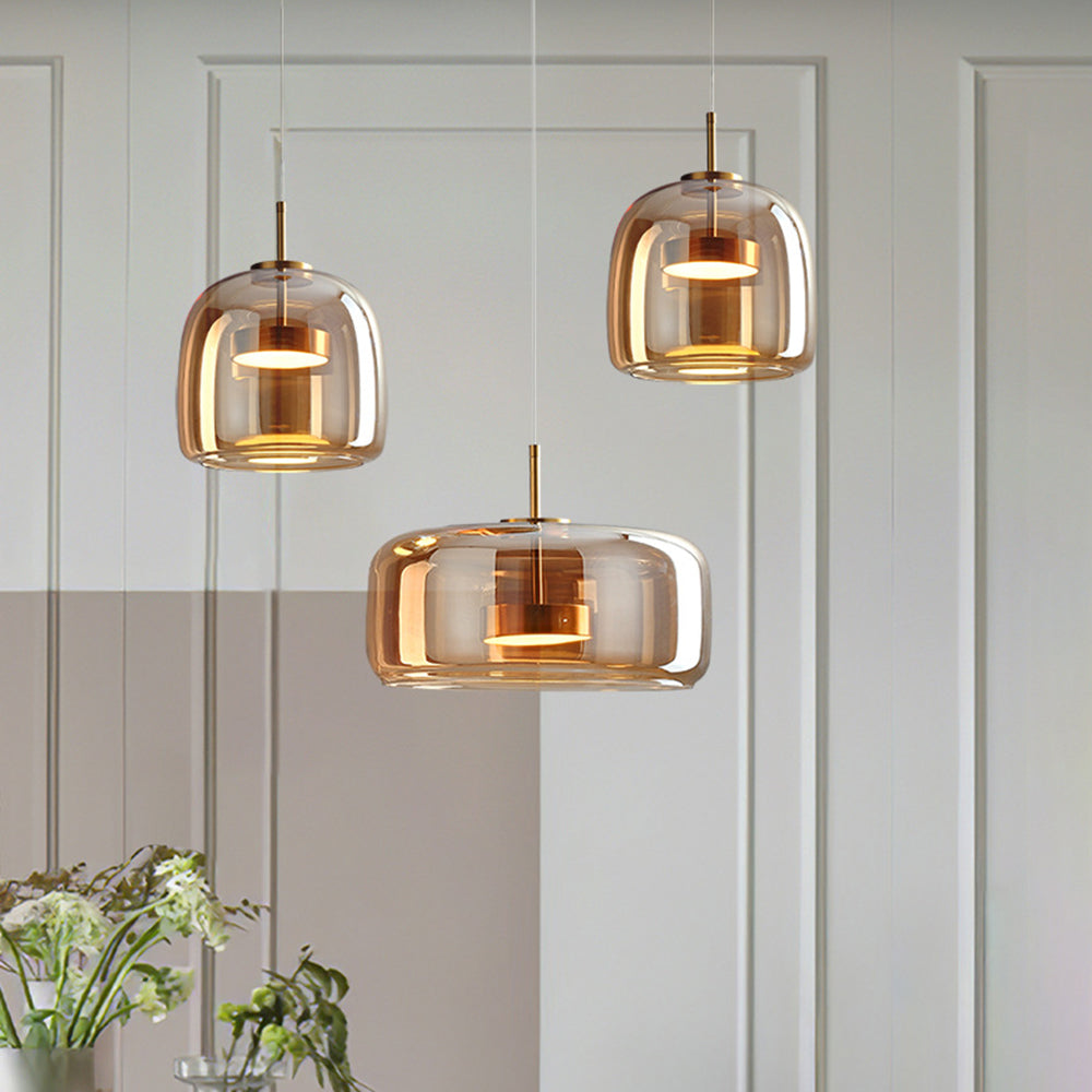Retro LED Pendant Lights - Warm Design for Ambient Lighting