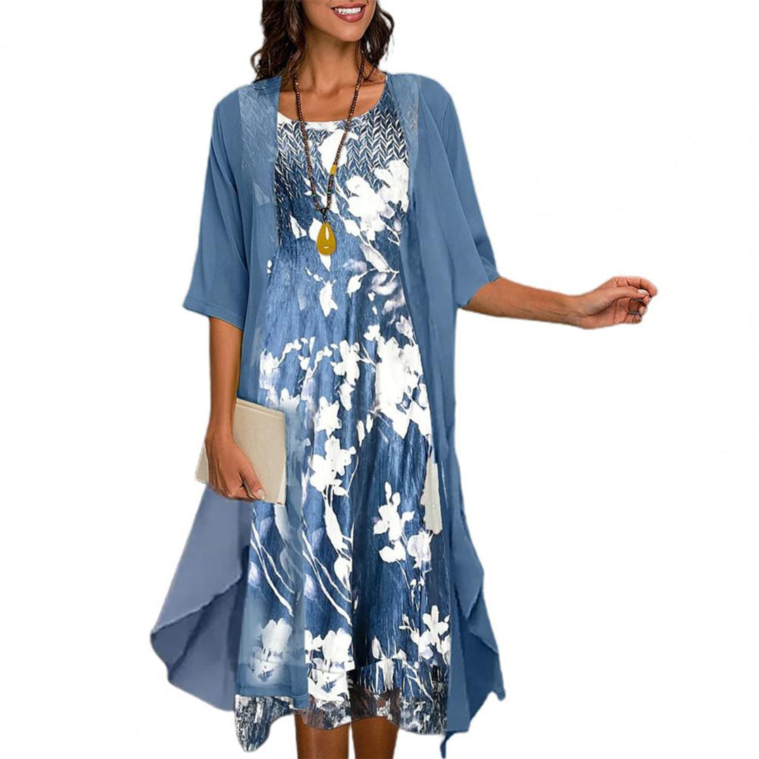 Joana - Summer Stylish Elastic Midi Dress