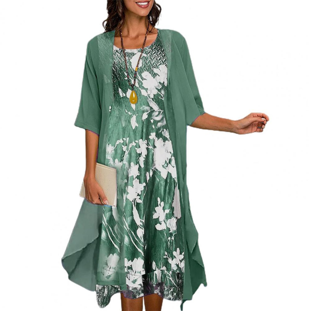 Joana - Summer Stylish Elastic Midi Dress