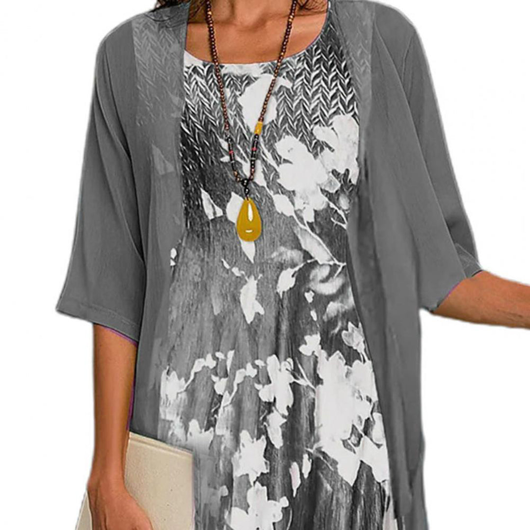 Joana - Summer Stylish Elastic Midi Dress