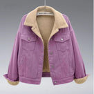 Karrigan - Warm sherpa-lined jacket with double chest pockets