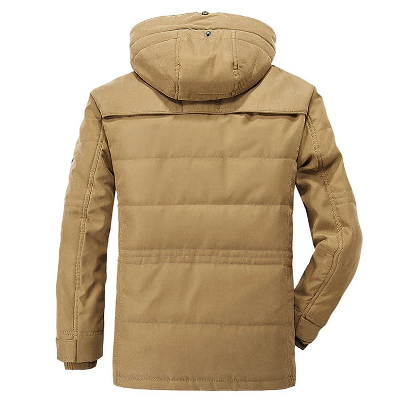 Men's Winter Jacket with Fleece Lining and Padding