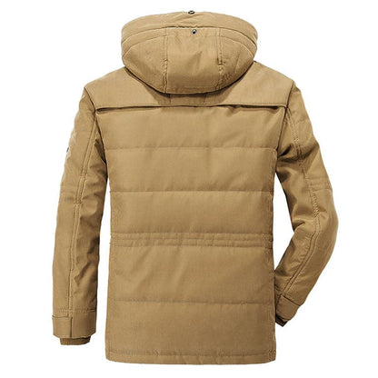 Men's Winter Jacket with Fleece Lining and Padding