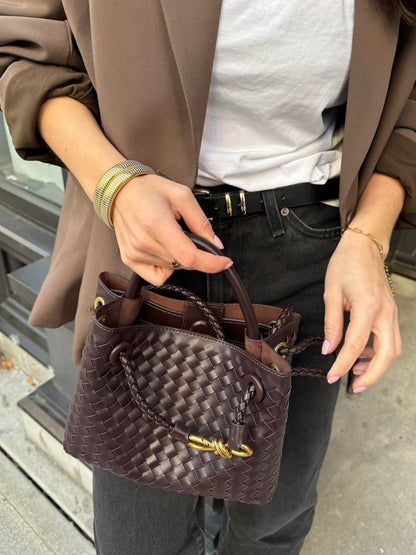 Woven Handbag Small – Compact and Stylish Braided Bag