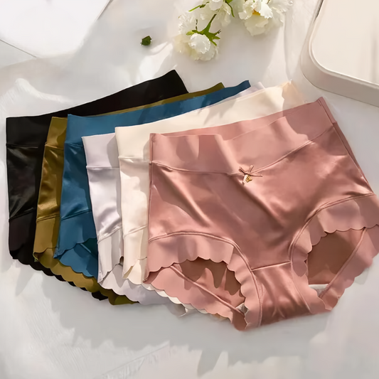 Ropa interior femenina sin costuras de satén suave - Vanee