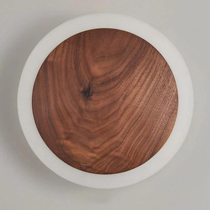 Nordic Walnut LED Wall Lamp