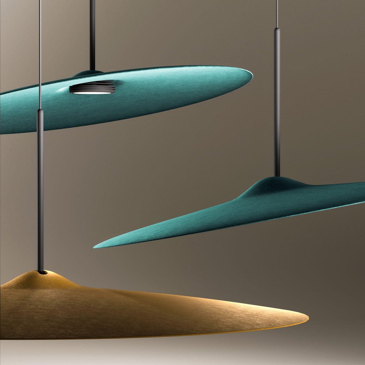 Akusztikus LED-lámpa állítható magassággal