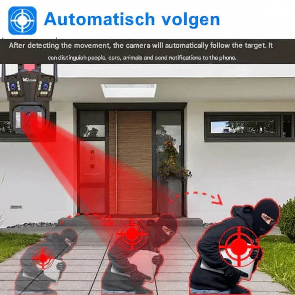 10K WiFi Security Camera with 20MP & 20× Zoom