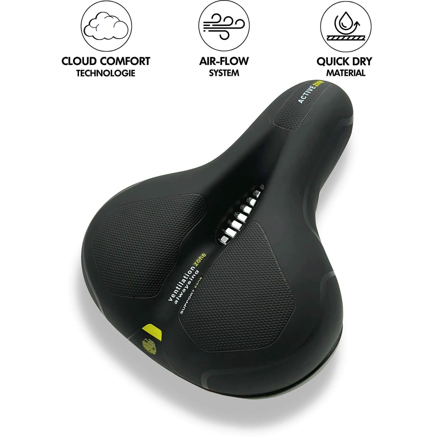 Ademend Bicycle Seat with Shock Absorption for MTB & Road Bikes