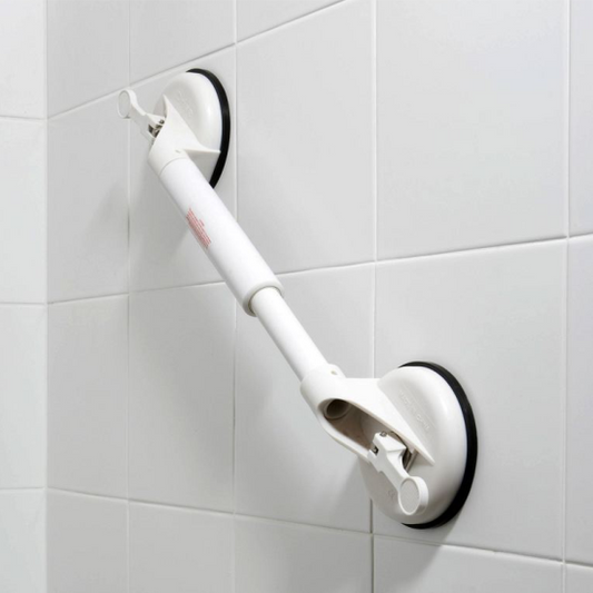 Adjustable Hand Grip with Suction Cups for Bathroom and Toilet
