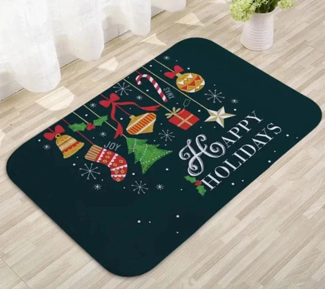 Festlig dørmatte - trå rett inn i julestemningen!
