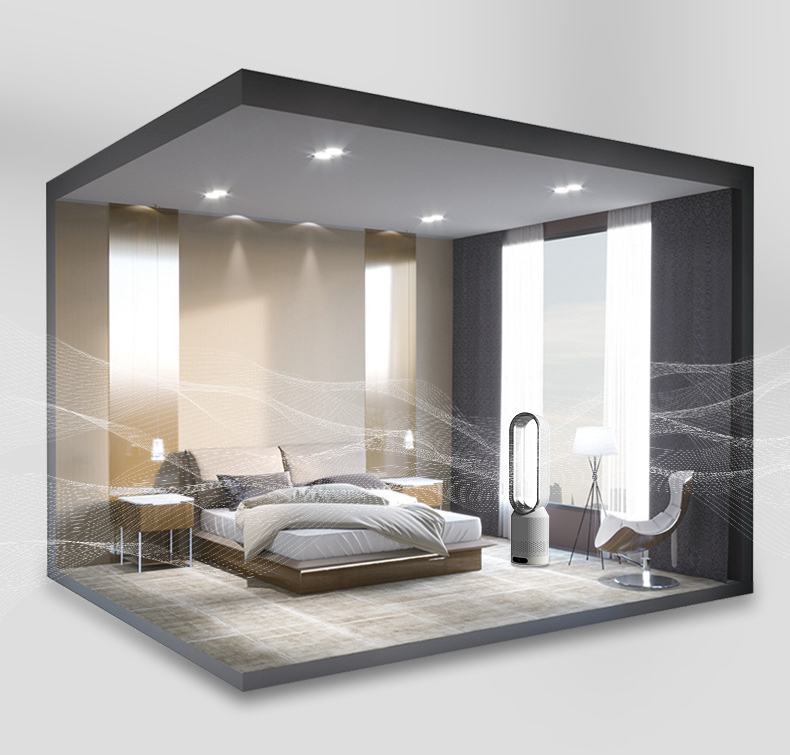 Raffrescatore d'aria 3 in 1 Airpure - Purificatore d'aria - Oscillazione - Funzione touch LED