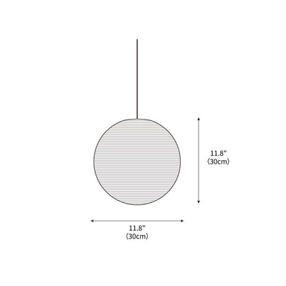 Handgemaakte Akari-hanglamp - elegante sfeerverlichting