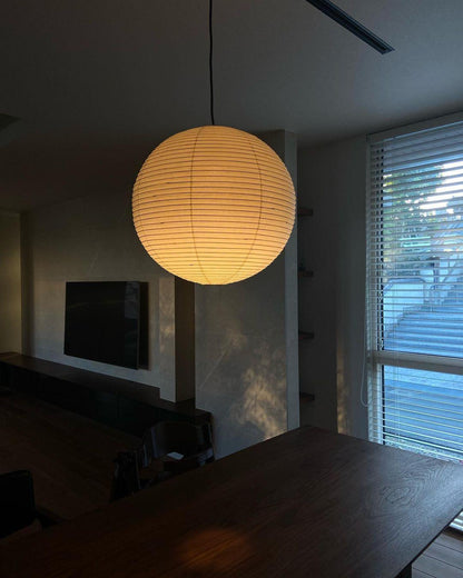 Lampă suspendată japoneză Akari – Elegantă și atemporală